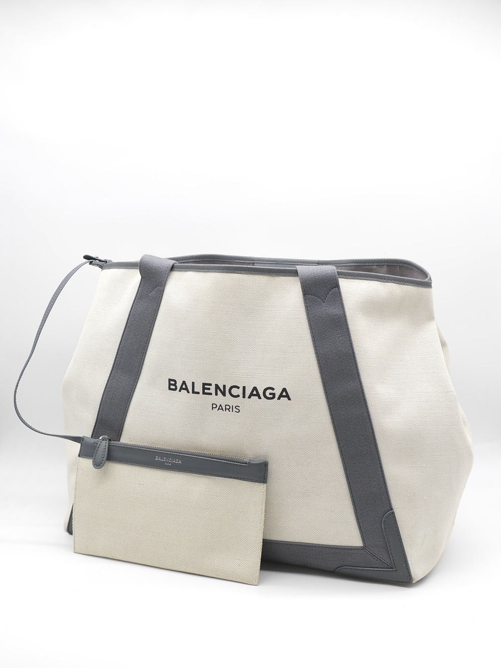 🍓BALENCIAGA Canvas Tote with pouch